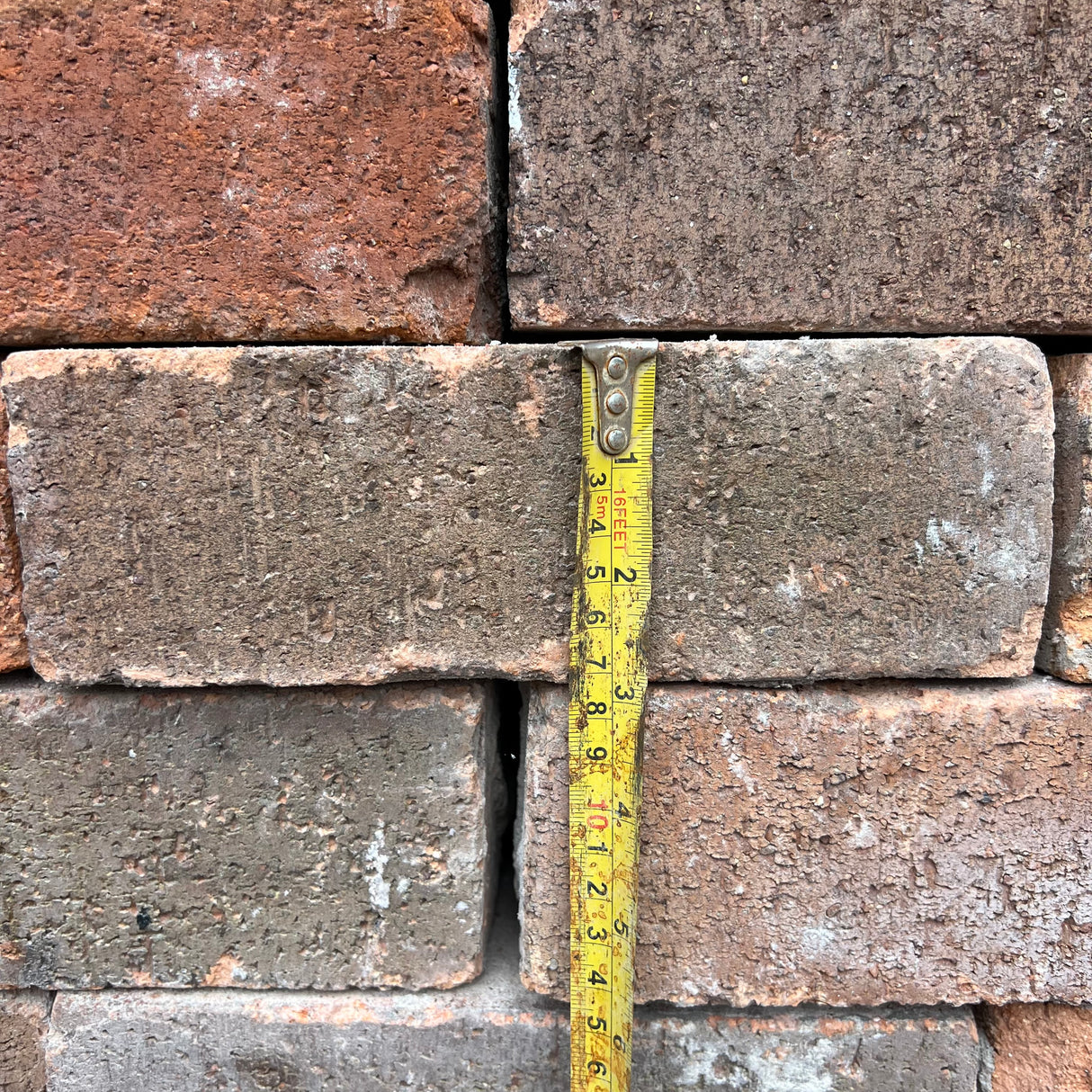 Reclaimed 3” Rustic Imperial Brick | Pack of 250 Bricks | Free Delivery