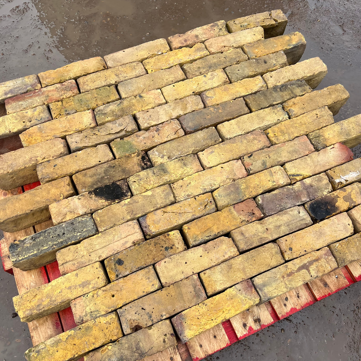 Genuine Reclaimed London Yellow Stock Handmade Bricks | Pack of 250 Bricks | Free Delivery