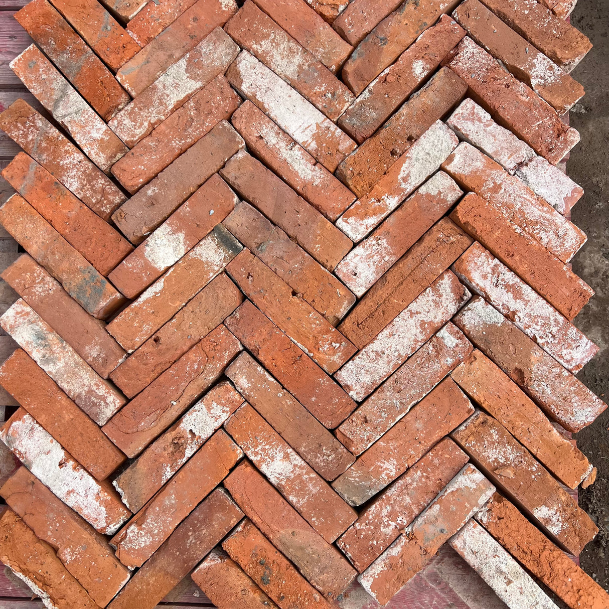 Reclaimed Orange Stacker Pavers