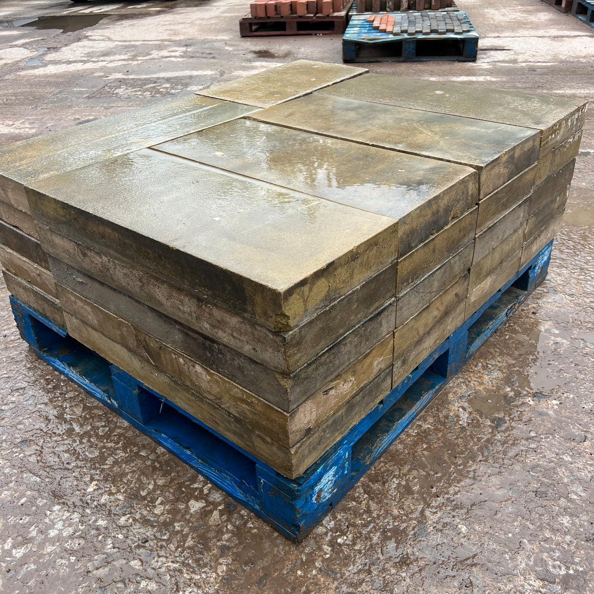 Reclaimed Flat Wall Coping Stones