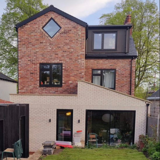 Contemporary Reclaimed Brick Rear House Extension in Oxford