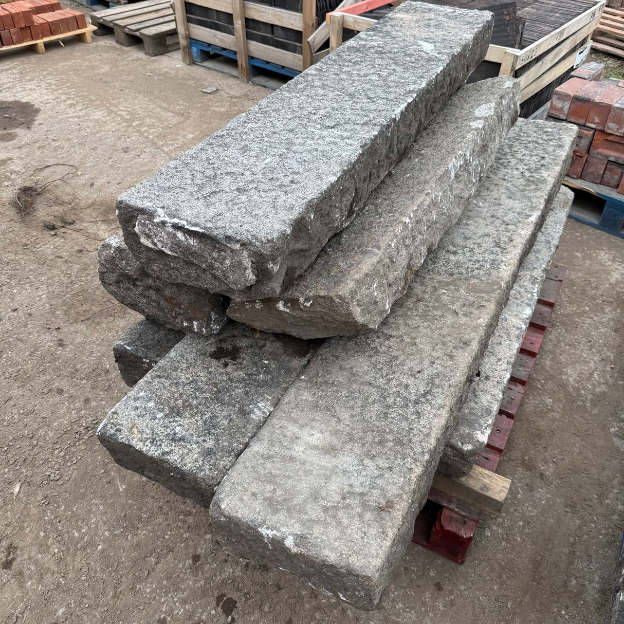 Reclaimed Granite Kerbs - 12" x 6"