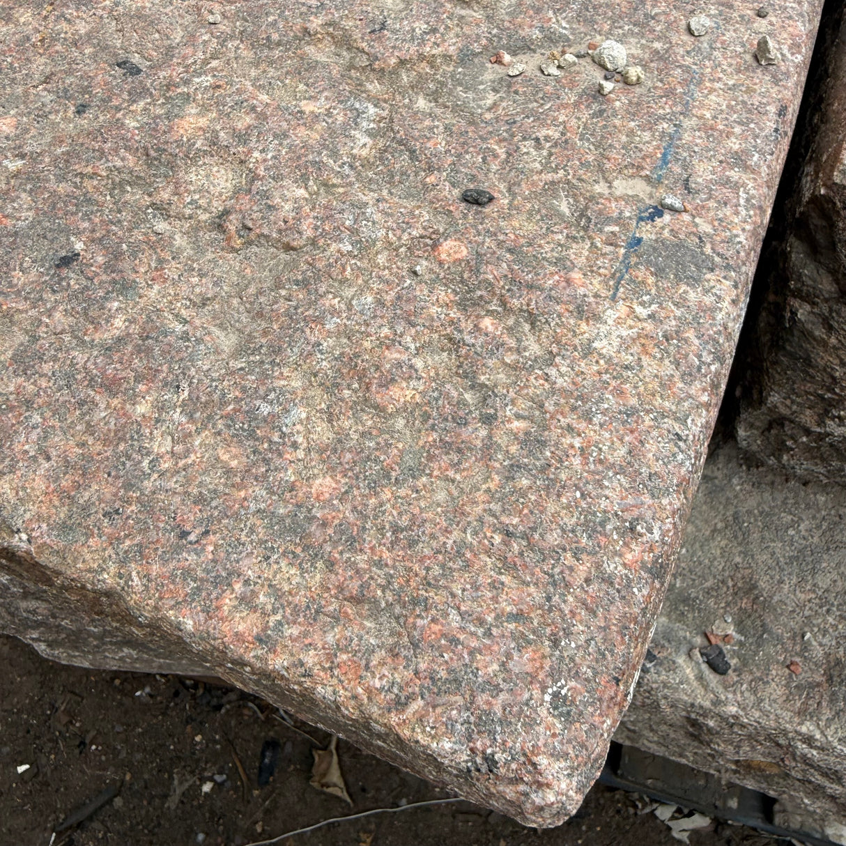 Reclaimed Pink Granite Kerbs