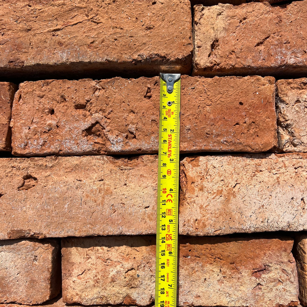 Reclaimed Orange Farmhouse Handmade Bricks | Pack of 360 | Free Delivery