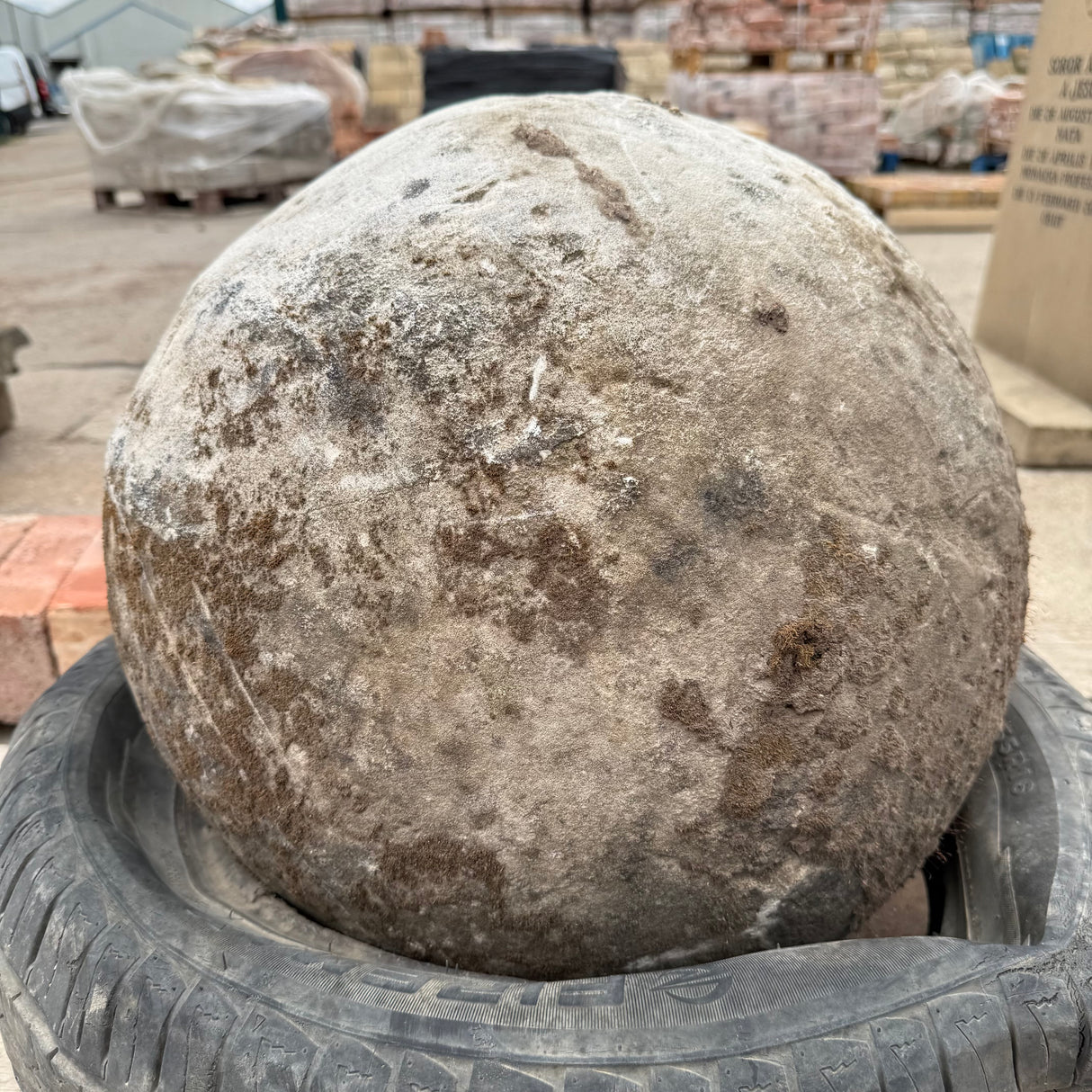 Reclaimed Stone Ball