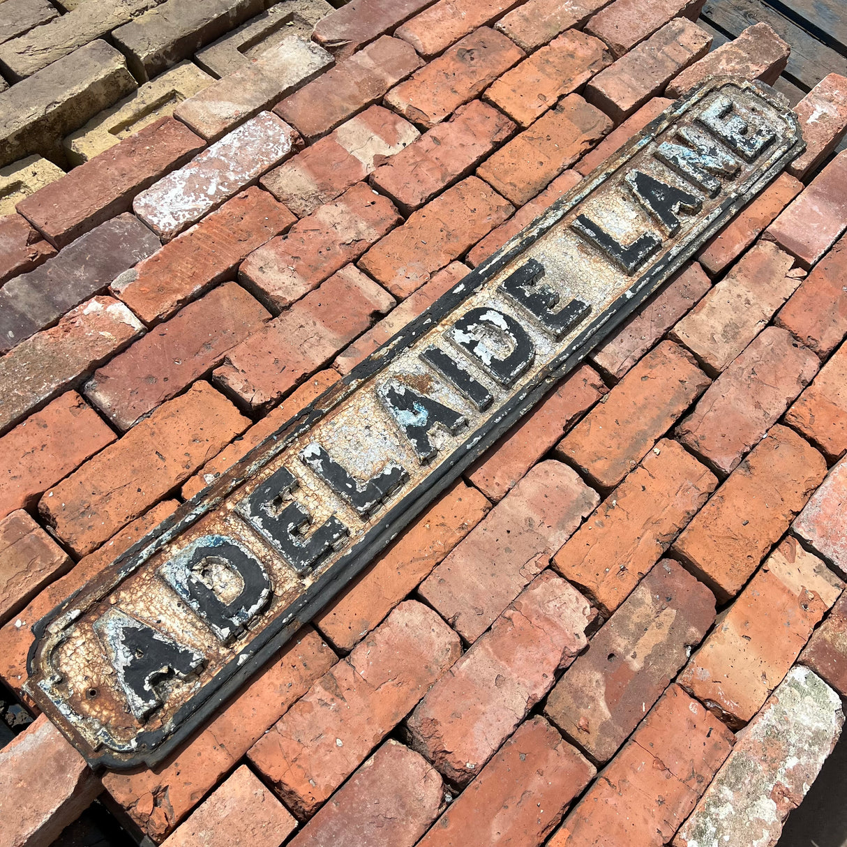 Original Cast Iron ‘Adelaide Lane’ Street Sign