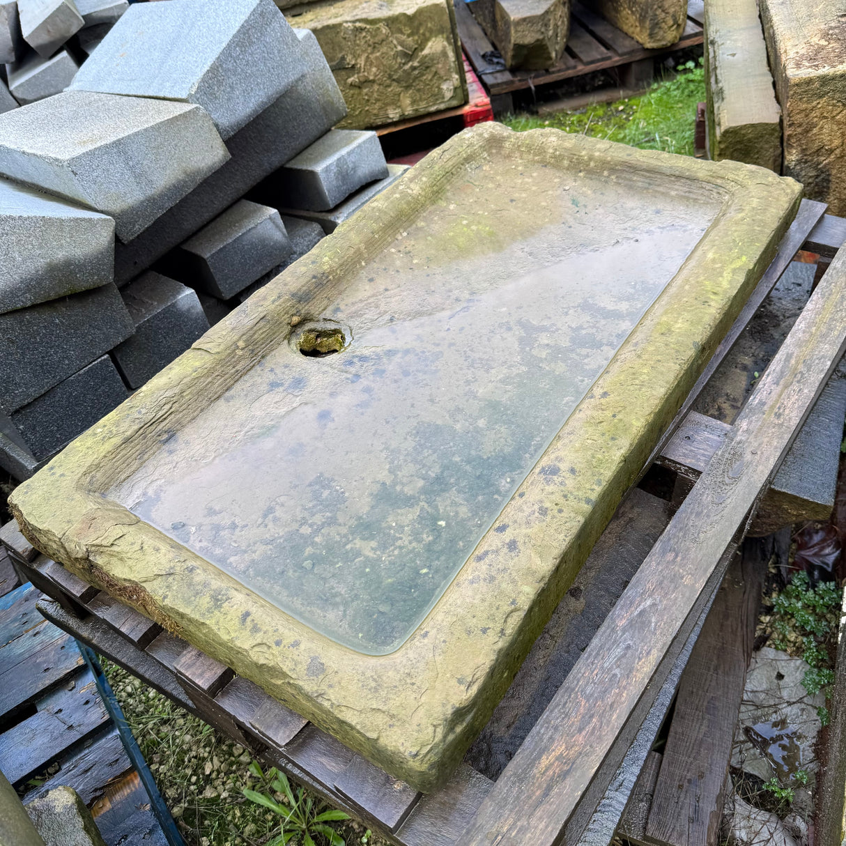 Reclaimed Stone Sink