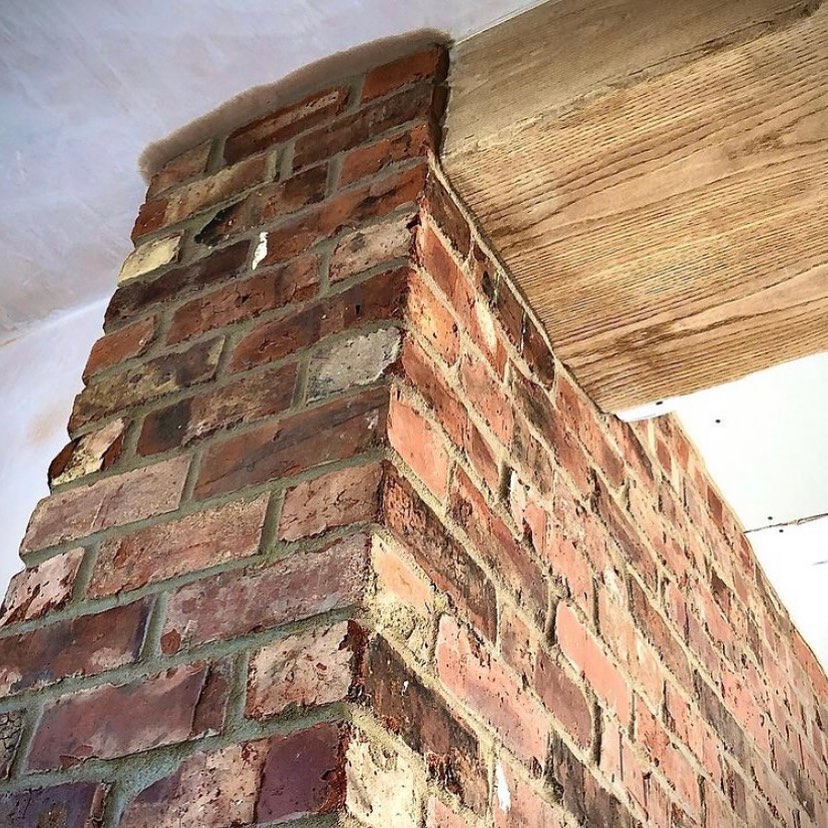 Reclaimed Barnstock Brick Slips - Cut From Reclaim Bricks