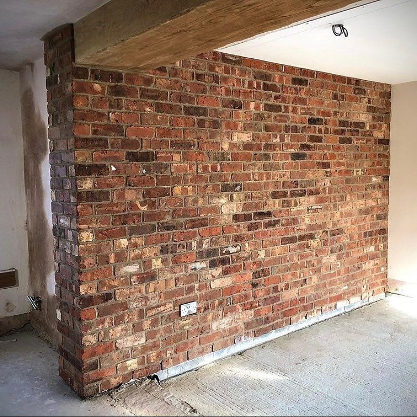 Reclaimed Barnstock Brick Slips - Cut From Reclaim Bricks