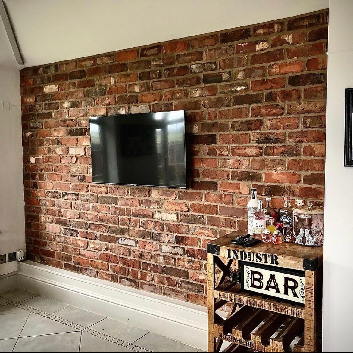 Brick Tile Feature Wall in Nottingham