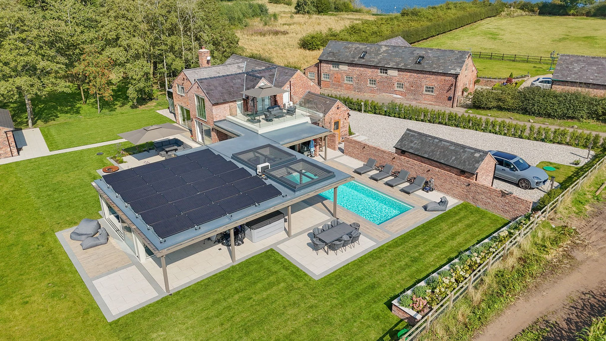 Modern Home Built Using Reclaimed Bricks in Cheshire