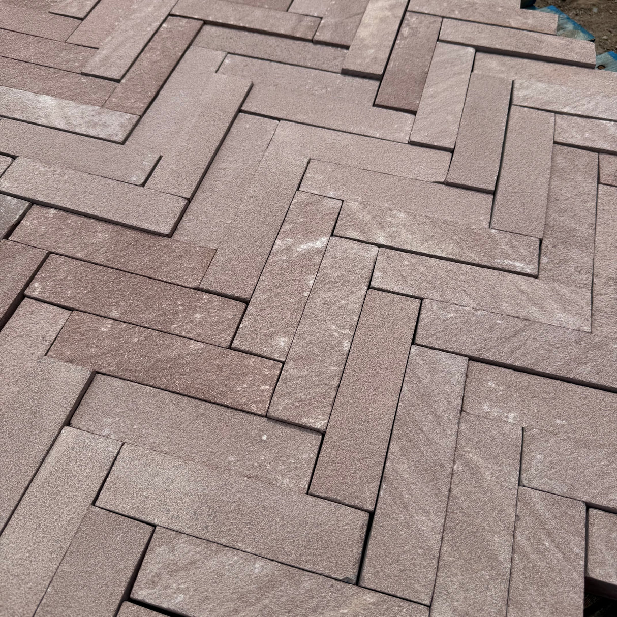 Red Sandstone Stackers - 200mm x 50mm x 40mm - Per SQM