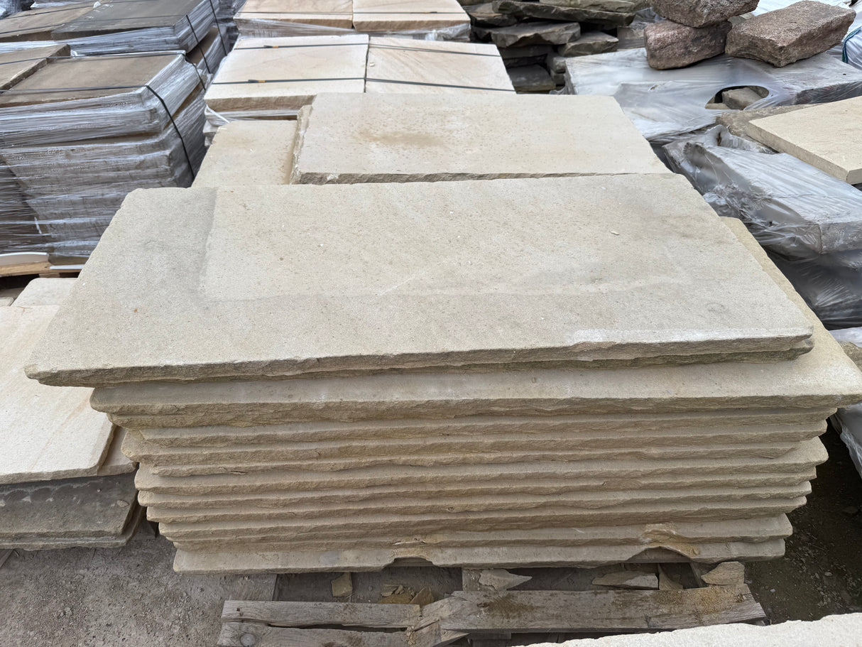 New York Stone Fireplace Hearth - 120cm x 60cm