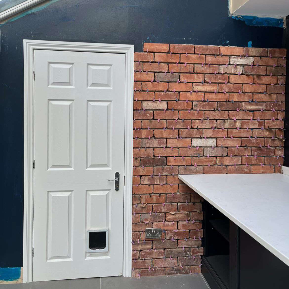 Reclaimed Barnstock Brick Slips - Cut From Reclaim Bricks