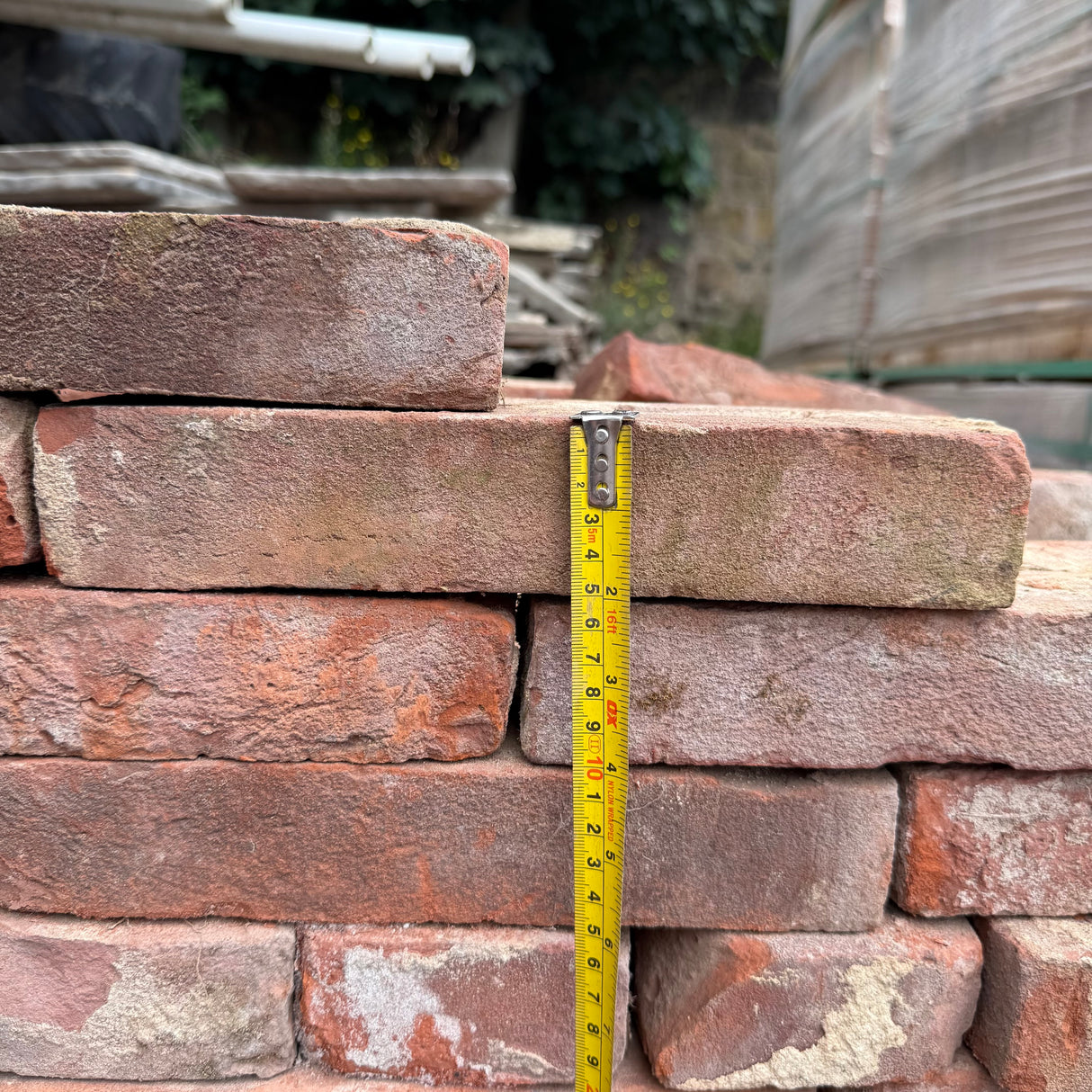 Reclaimed 2” Handmade Bricks - Job Lot of 210 Bricks