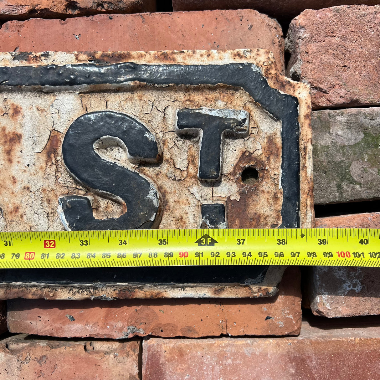 Original Cast Iron ‘Carleton St’ Street Sign