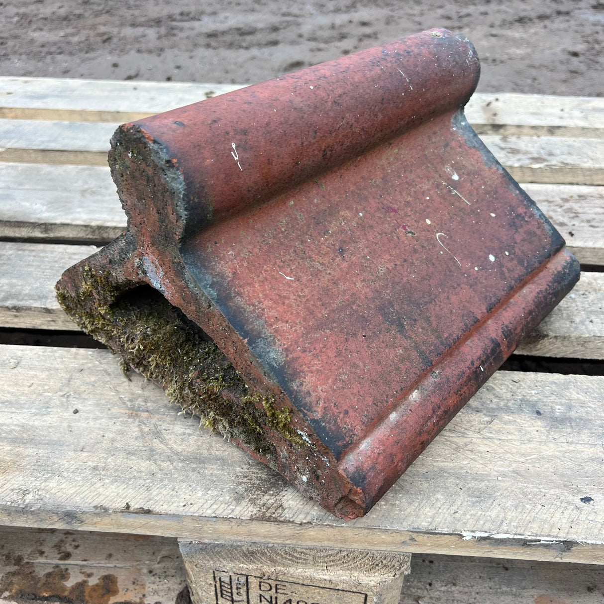 Reclaimed Terracotta Red Wall Coping Brick - Job Lot of 8ft