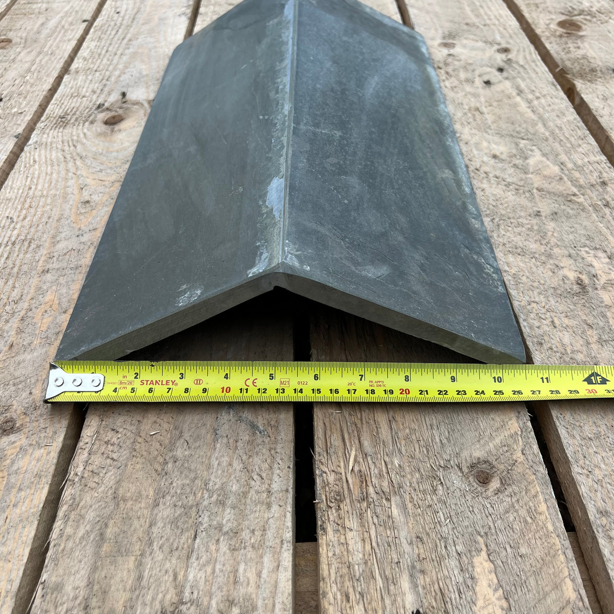 New Brazilian Slate Roof Ridge Tile - 125 Degree