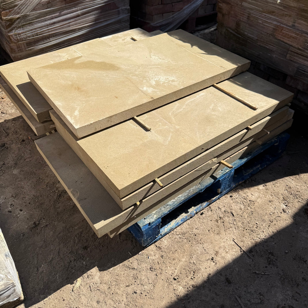 Britannia Buff Yorkshire Stone Sawn Paving - Per SQM