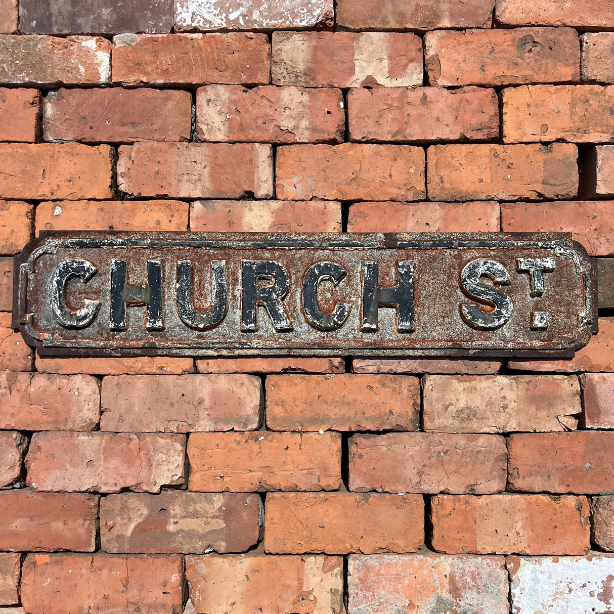 Original Cast Iron ‘Church St’ Street Sign