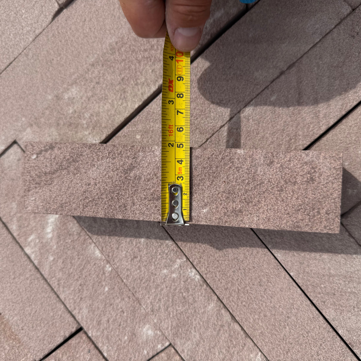 Red Sandstone Stackers - 200mm x 50mm x 40mm - Per SQM