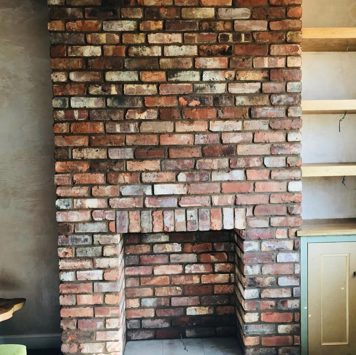 Reclaimed Barnstock Brick Slips - Cut From Reclaim Bricks