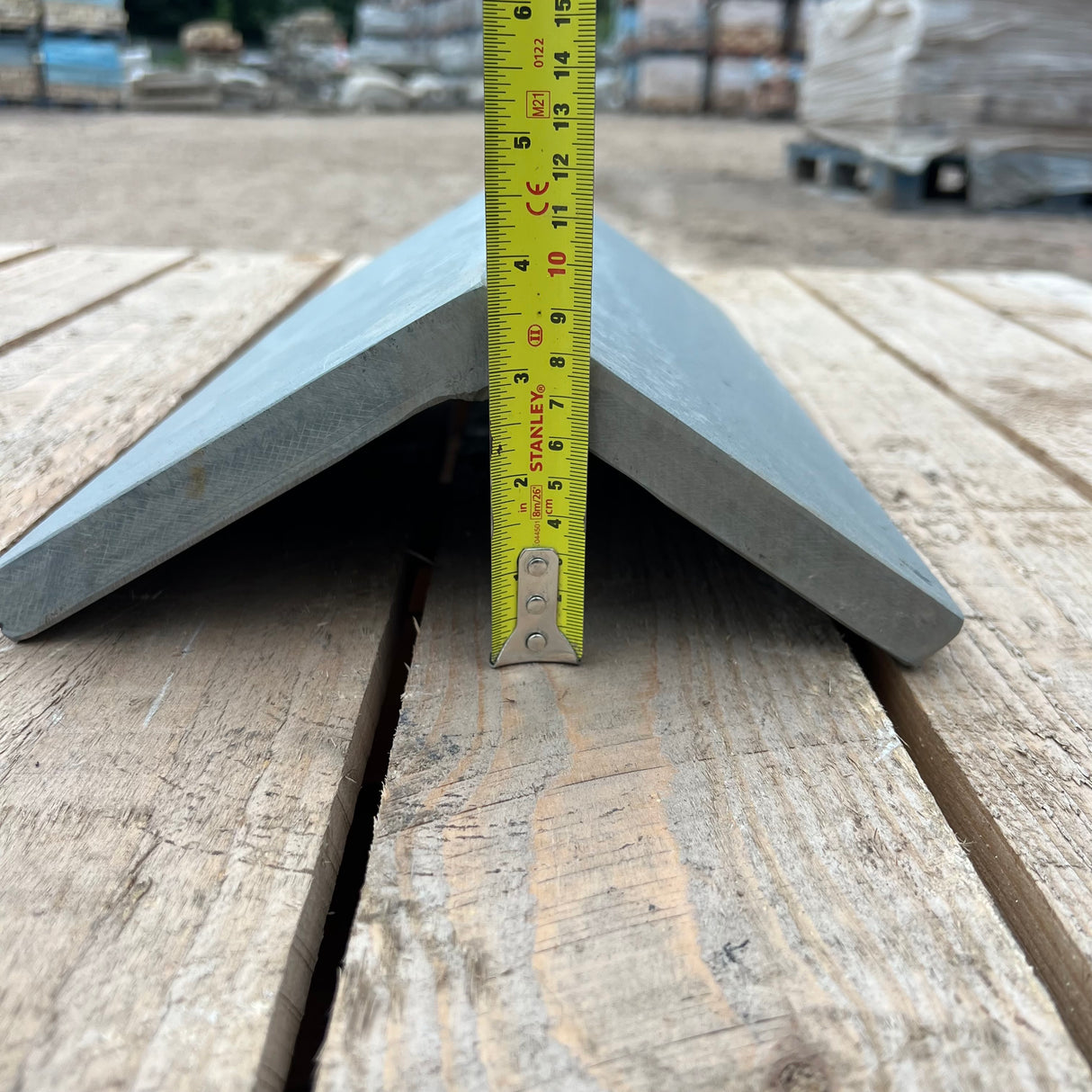 New Brazilian Slate Roof Ridge Tile - 115 Degrees