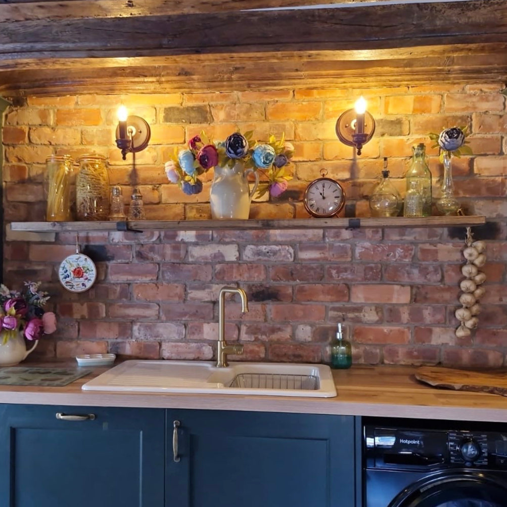 Reclaimed Barnstock Brick Slips - Cut From Reclaim Bricks