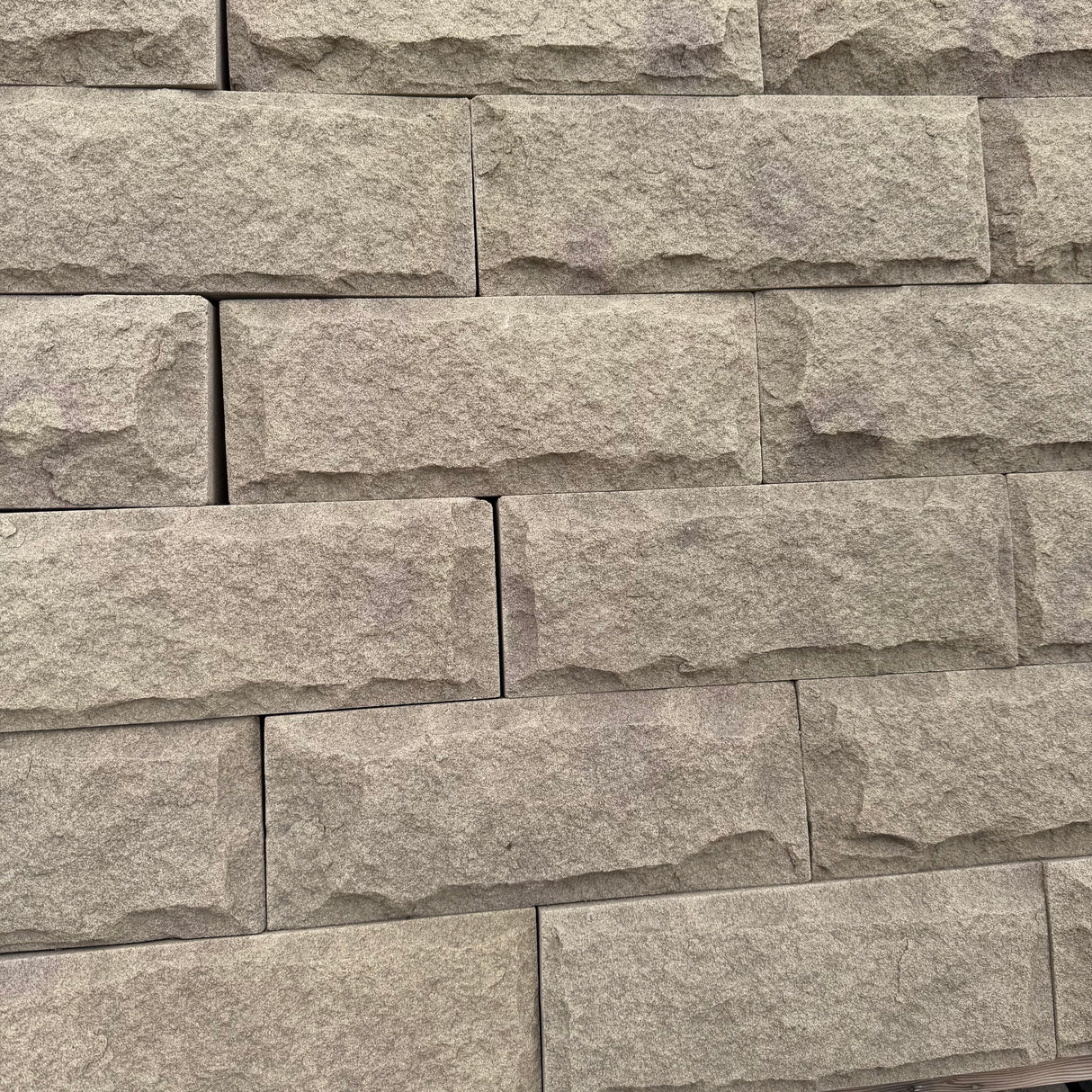 140mm Britannia Pitched Face Sandstone Building Stone - Per SQM