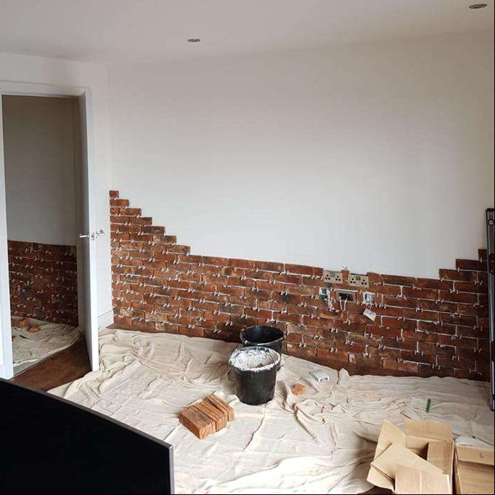 Reclaimed Barnstock Brick Slips - Cut From Reclaim Bricks