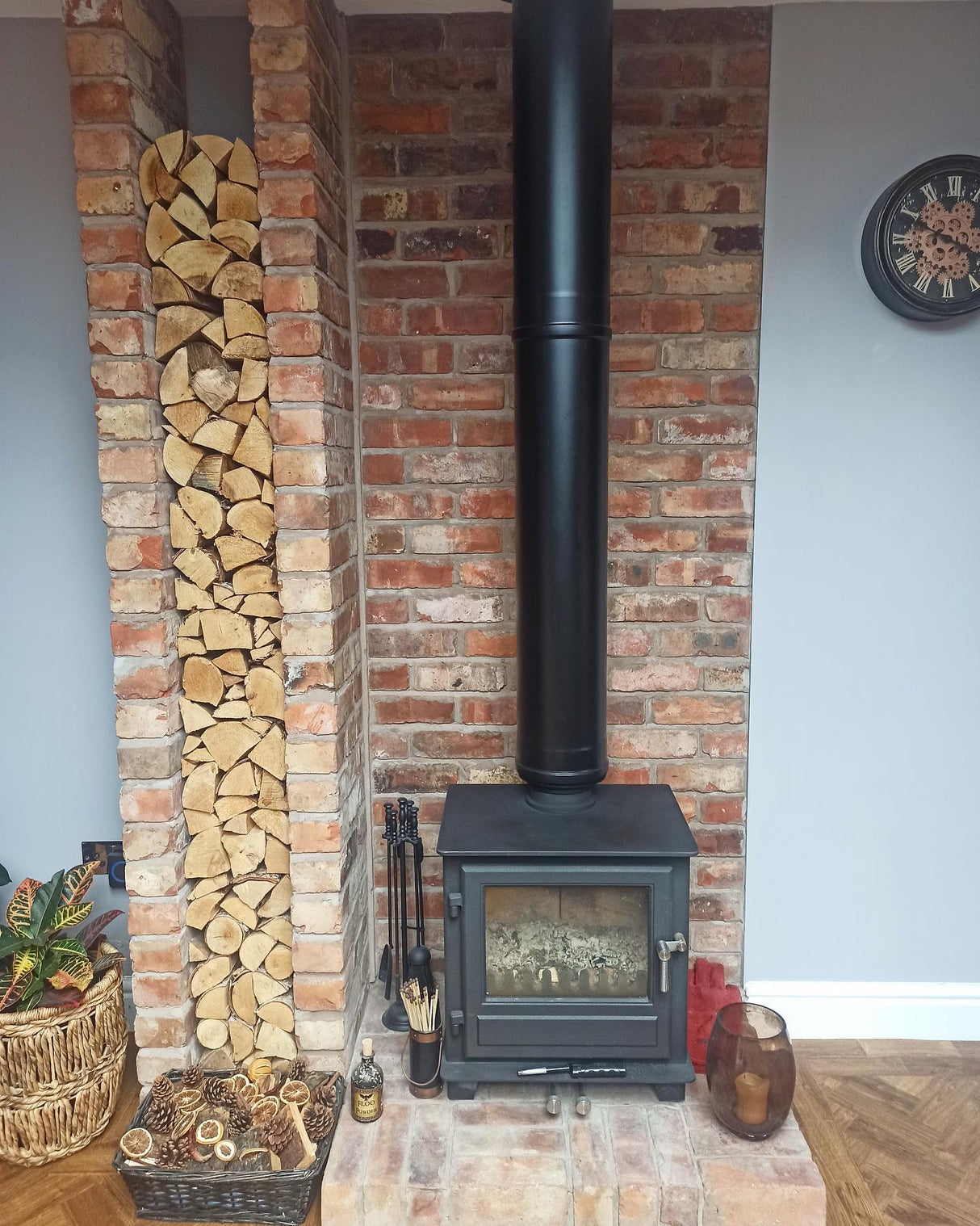 External Brick Slip Porch in Rugeley