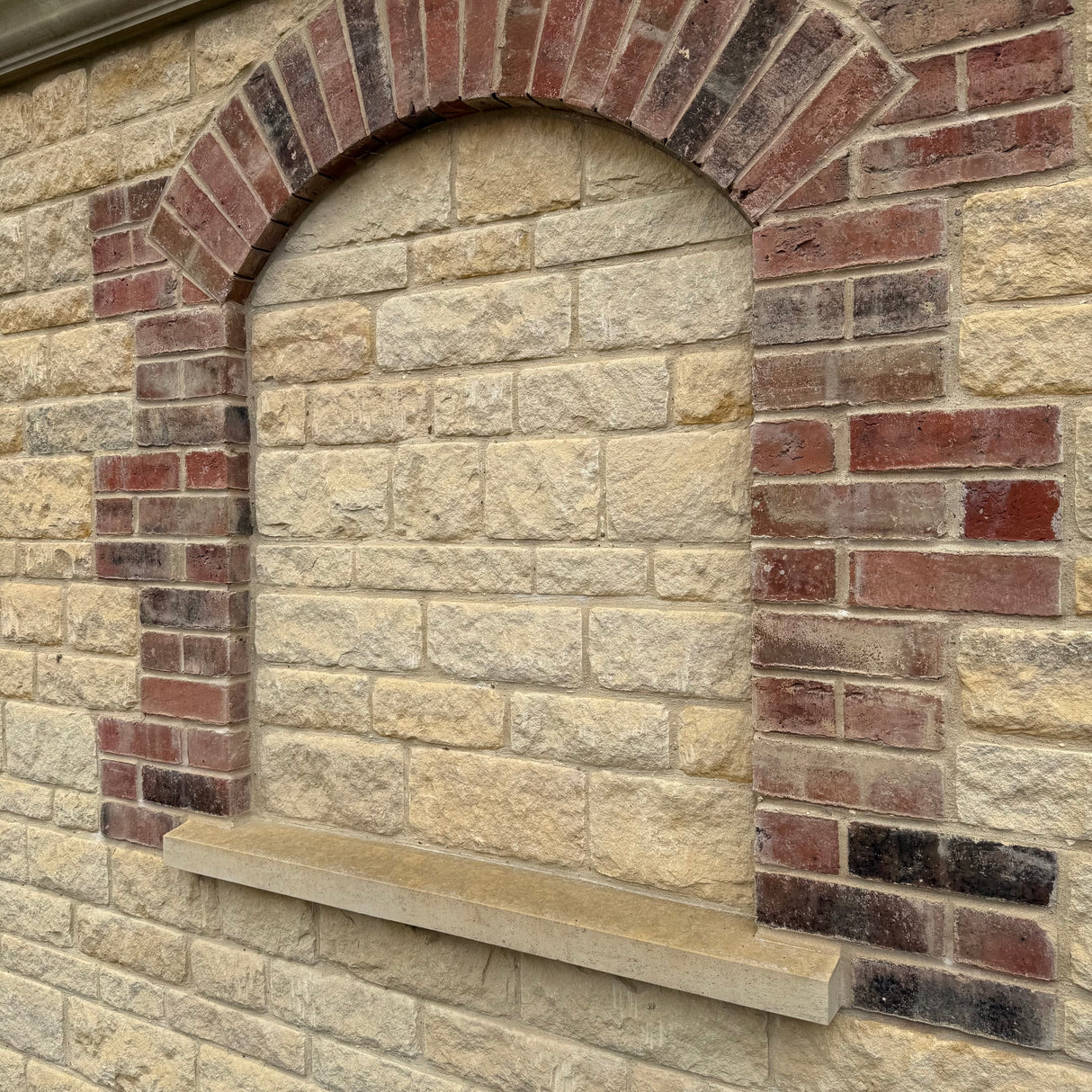 Tumbled Cream Limestone Building Stone - Per SQM