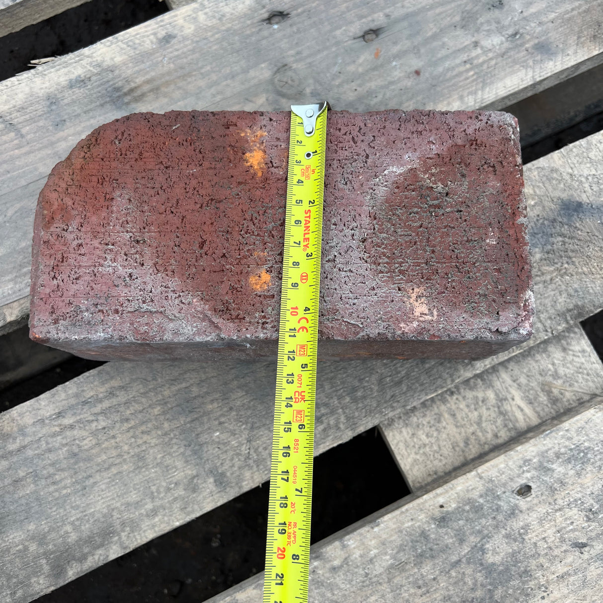 Reclaimed Rustic Texture Bullnose Brick