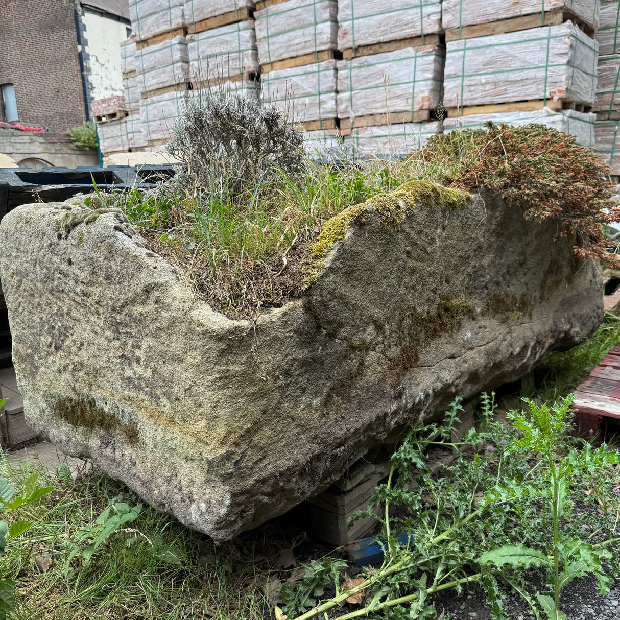 Reclaimed Large Stone Trough