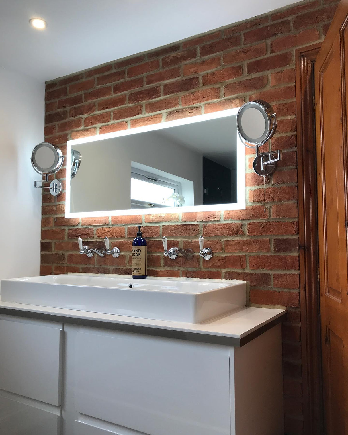 New Brick Slip Bathroom Feature Wall