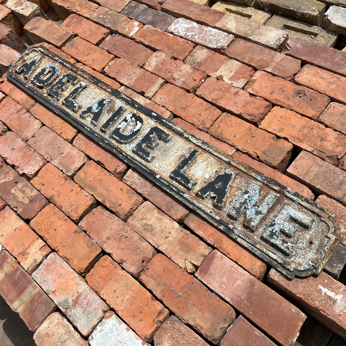 Original Cast Iron ‘Adelaide Lane’ Street Sign