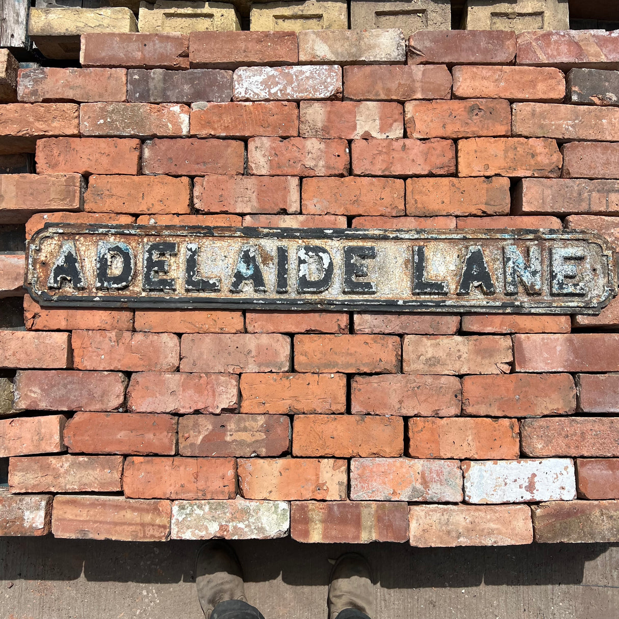 Original Cast Iron ‘Adelaide Lane’ Street Sign