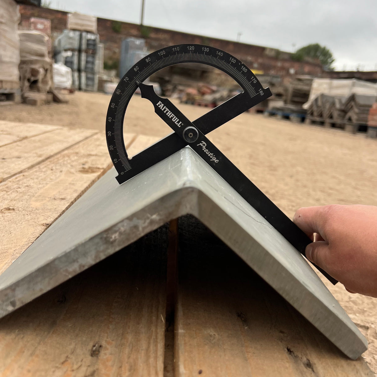 New Brazilian Slate Roof Ridge Tile - 105 Degree