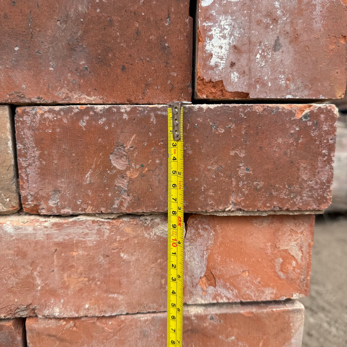 Reclaimed Orange Pressed Facing Brick | Pack of 250 Bricks | Free Delivery