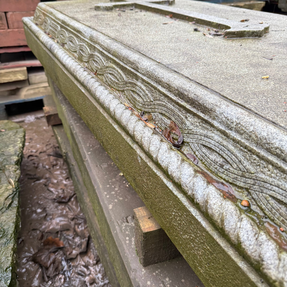 Christian Stone Sarcophagus