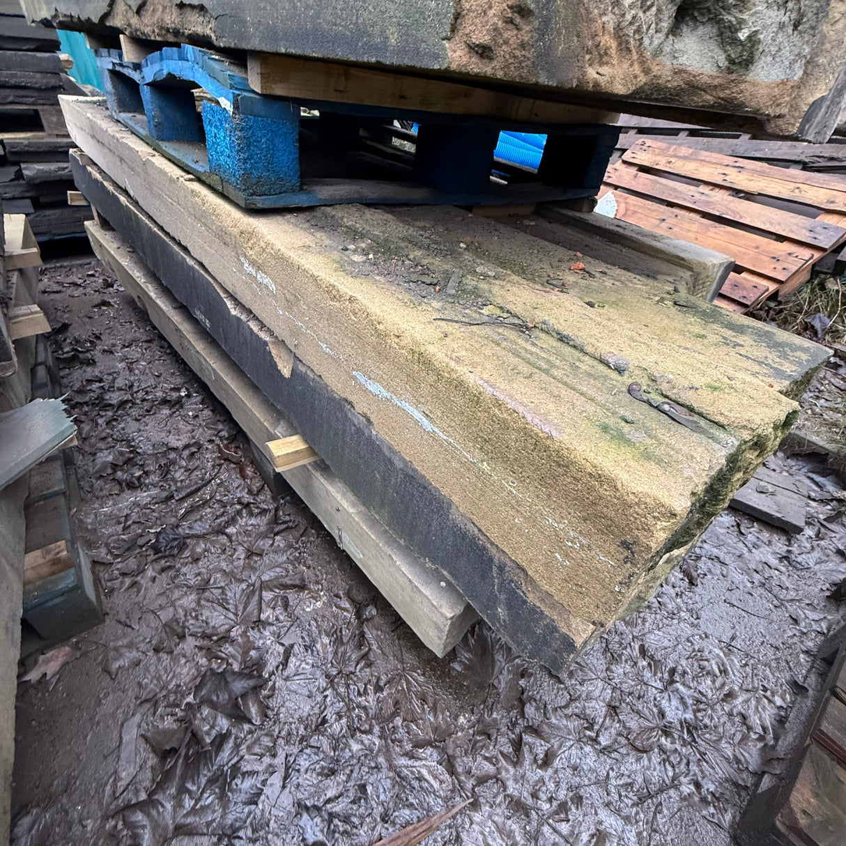 Reclaimed Large Stone Slab