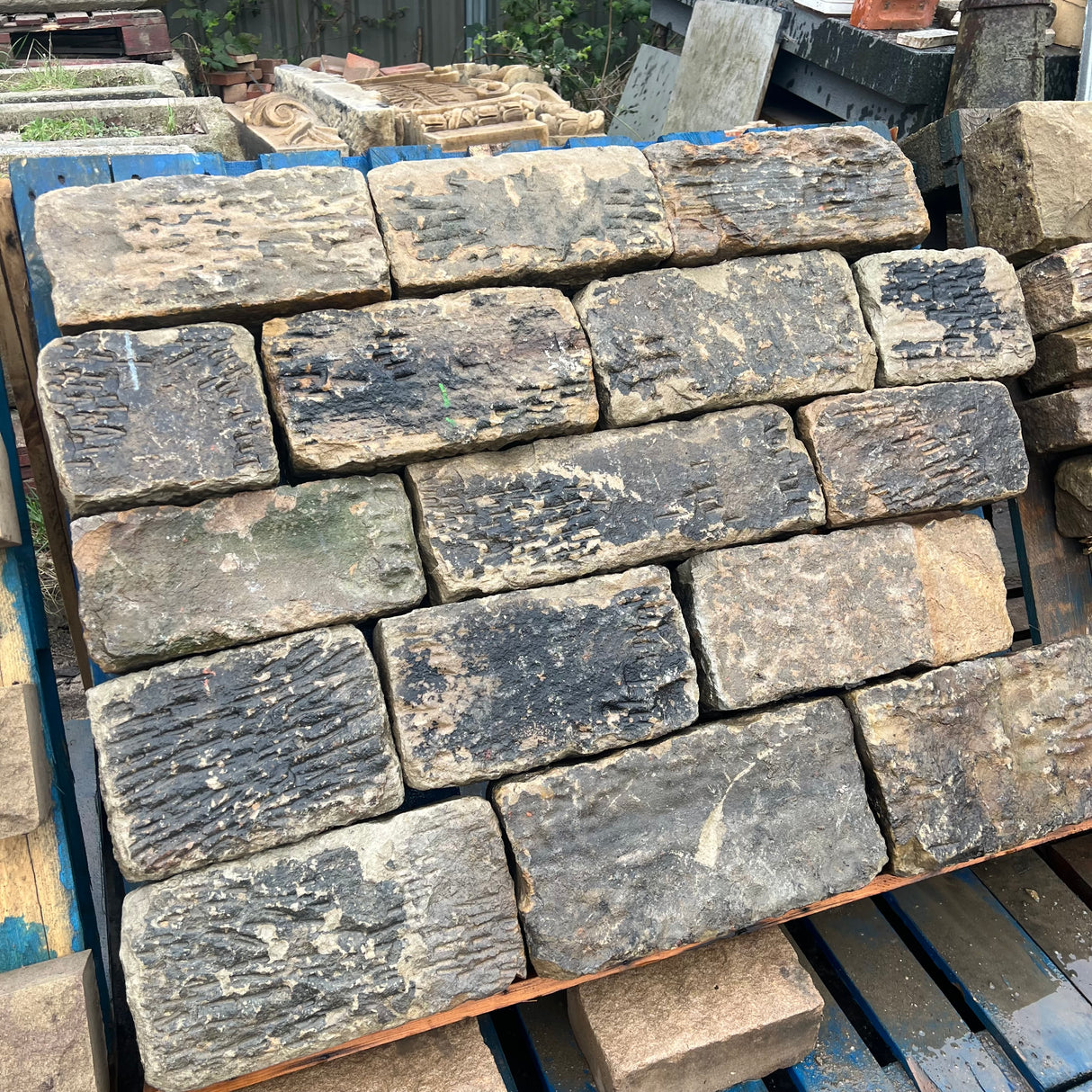 Reclaimed Punch Face Stone - Per SQM