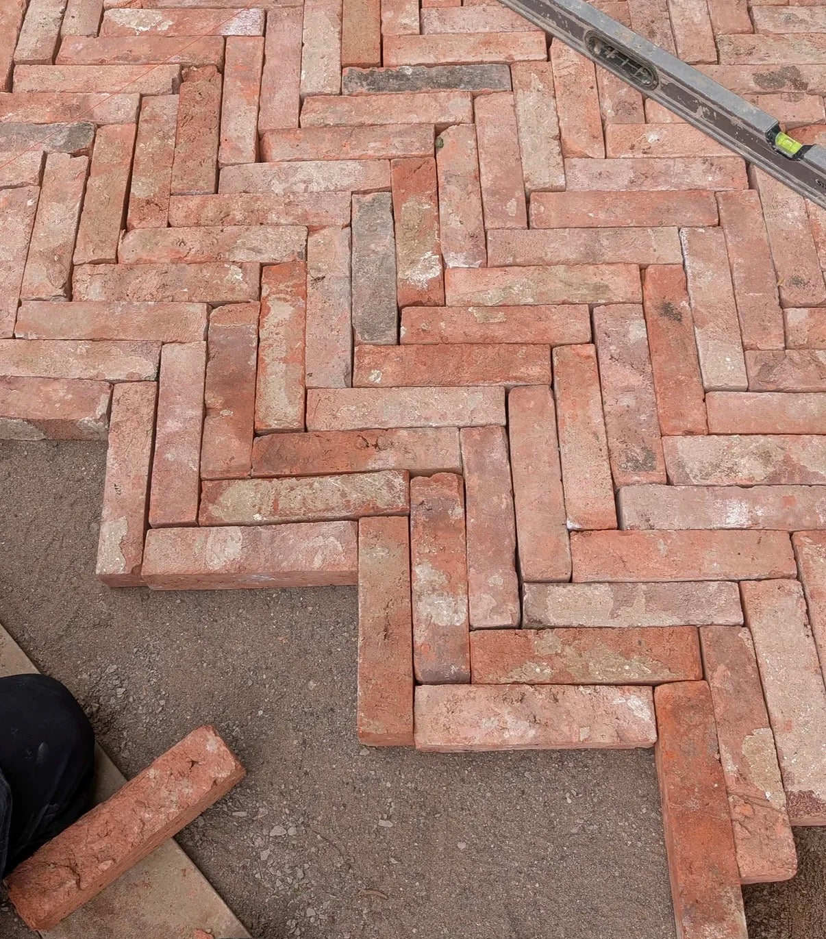 Reclaimed Red Stacker Brick Pavers