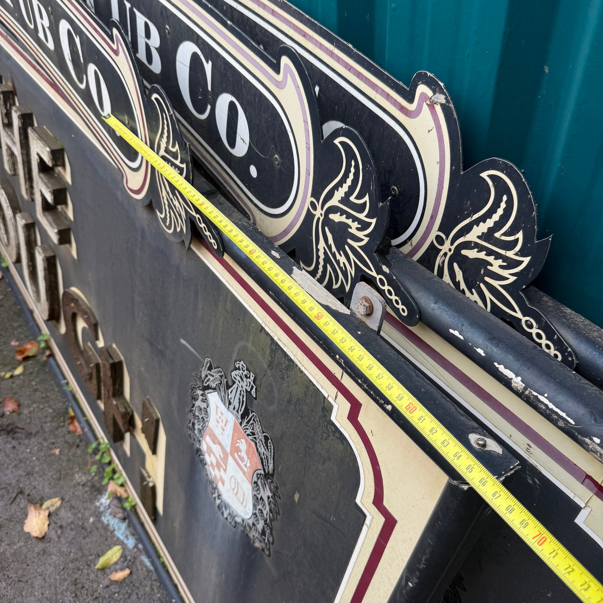 Salvaged ‘The Plough’ Vintage Pub Sign