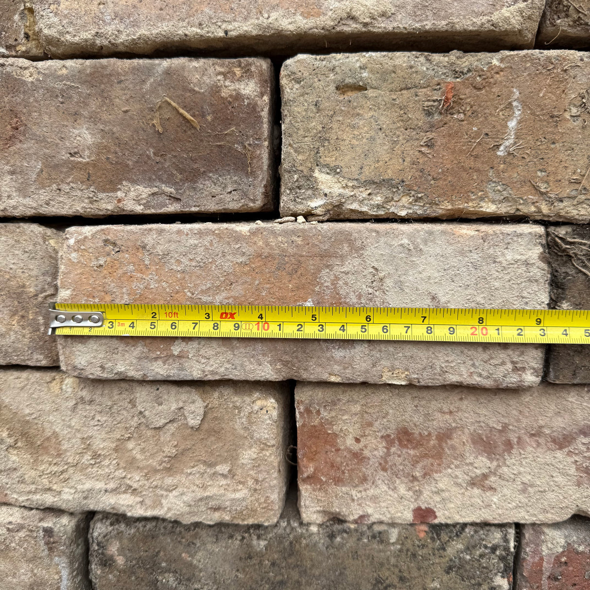 Reclaimed Yellow Multi Handmade Bricks | Pack of 250 Bricks | Free Delivery