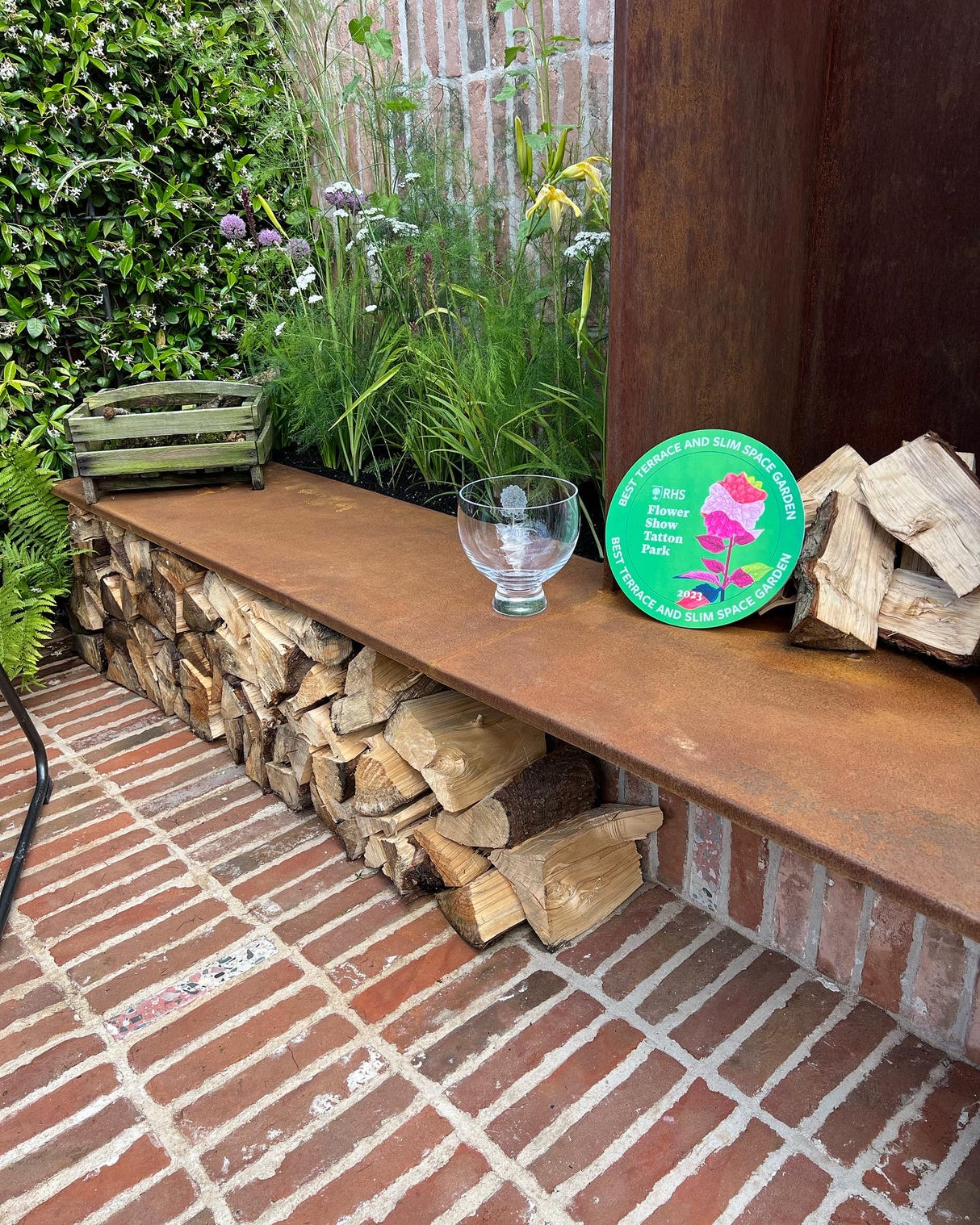 Brick Yard Garden - RHS Tatton Flower Shower 2023