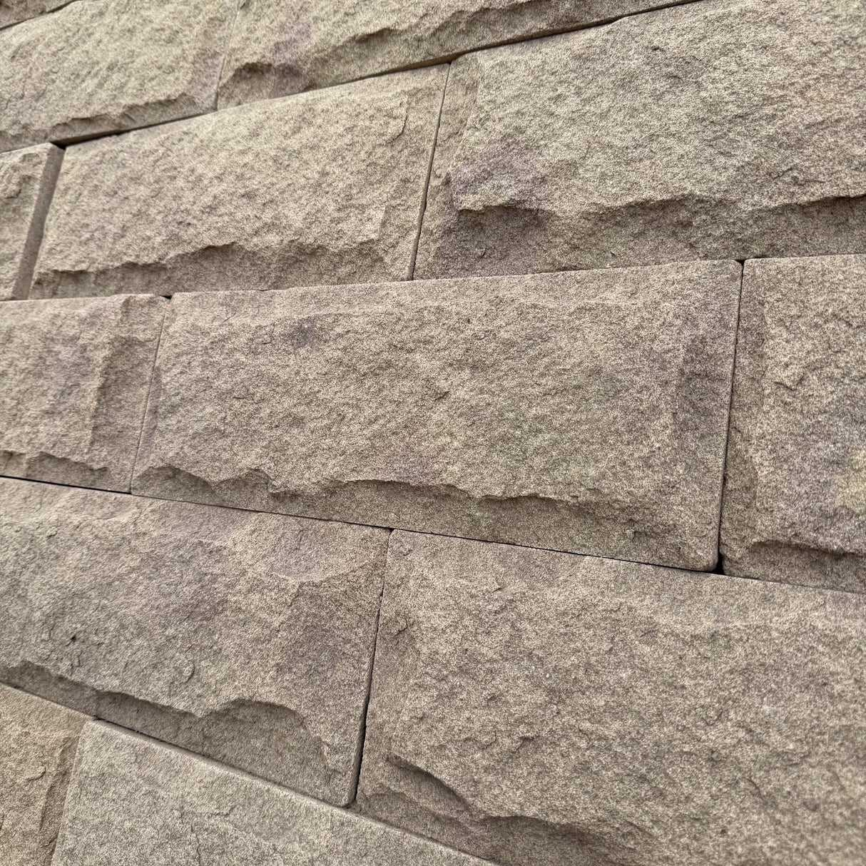 140mm Britannia Pitched Face Sandstone Building Stone - Per SQM