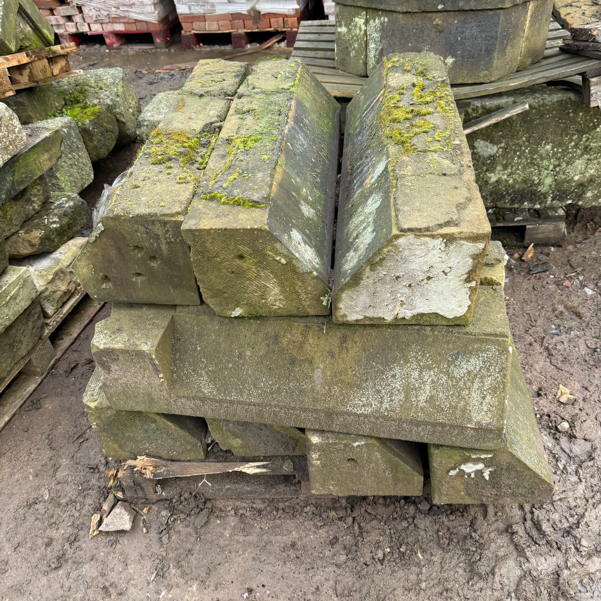 Reclaimed Stone Plinth Course - Job Lot