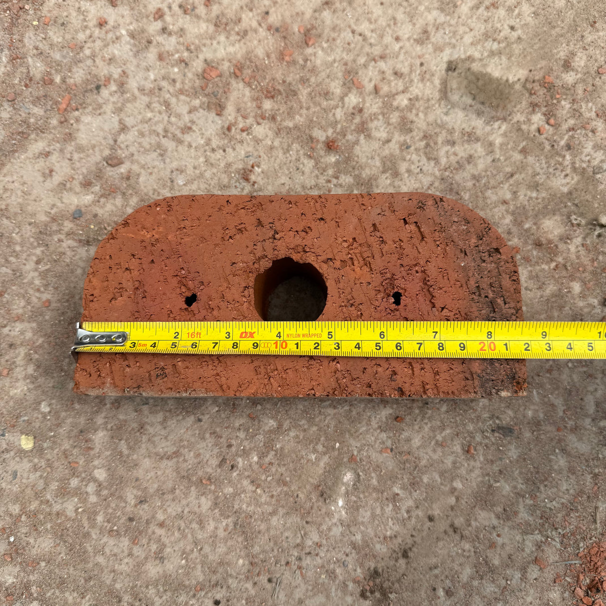 BN2.2 Double Bullnose 65mm Smooth Red Brick