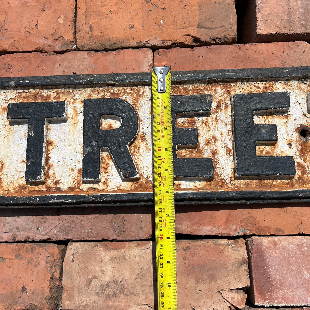 Original Cast Iron ‘Brook Street’ Street Sign